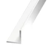 Cornière égale aluminium laqué blanc 15 x 15 mm, 1 m- Best