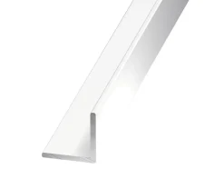 Cornière égale aluminium laqué blanc 15 x 15 mm, 1 m- Best