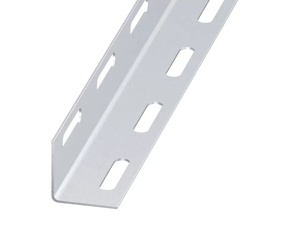 Cornière perforée acier 30 x 30 mm Ep. 1 mm, 1 m^