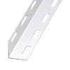 Cornière perforée acier époxy blanc 27 x 27 mm, 1m^ Clearance