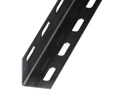 Cornière perforée acier verni 27 x 27 mm, 1 m-