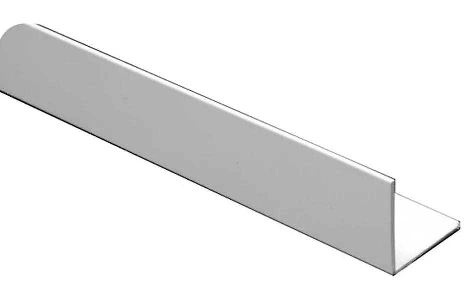 Cornière PVC blanc 10 x 10 mm, 1 m Polychlorure de vinyle (PVC)- Sale