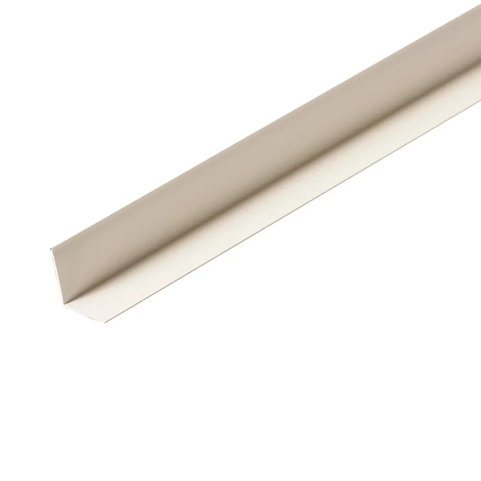Cornière pvc blanc 25 x 25 mm L.2,4 m^ Outlet