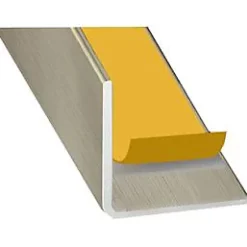 Cornière PVC inox auto-adhésive 20 x 20 mm, 2.60 m^CQFD Outlet