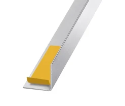 Cornière PVC inox auto-adhésive 20 x 20 mm, 1.30 m-CQFD Online