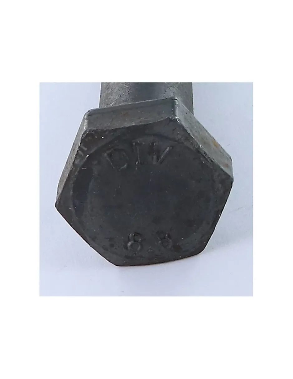 Corps de boulon filetage partiel Tête hexagonale TH M22X100 Classe 8.8 Acier brut - 1 pièce-Vis Express Hot