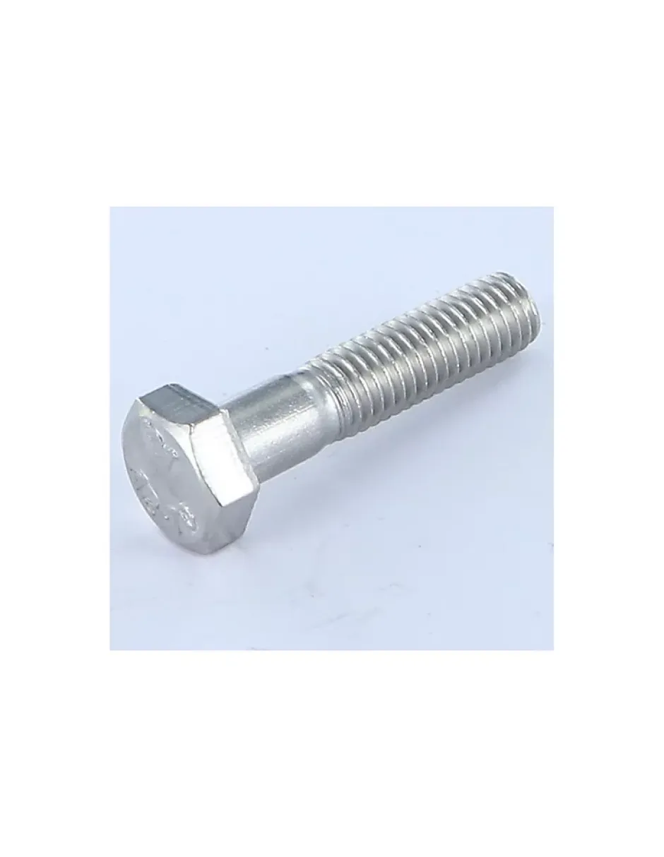 Corps de boulon filetage partiel Inox A2 Tête hexagonale TH M5X50 - 10 pièces-Vis Express New