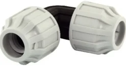 Coude égal polypropylène compression ø25 mm^Fitt Online