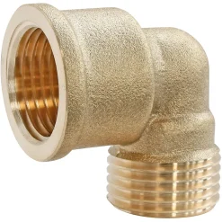 Coude laiton Mâle Femelle 15/21 (1/2"), lot de 2-Somatherm for you Best