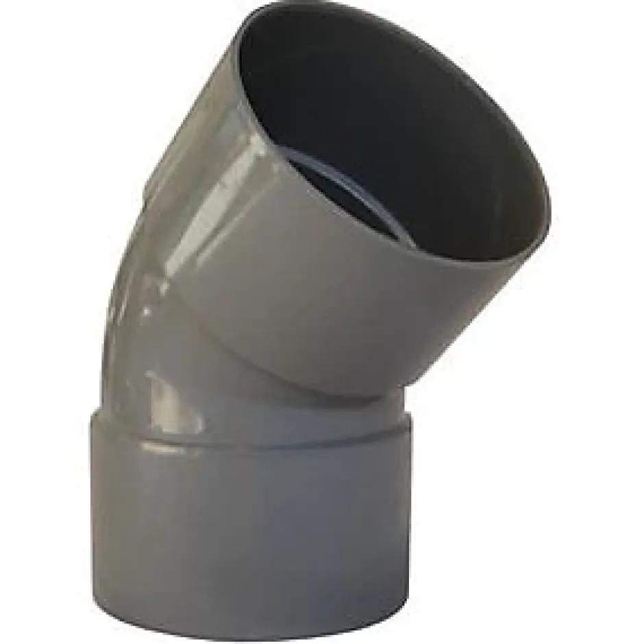 Coude pvc femelle femelle 45° ø100 mm-Fitt Clearance