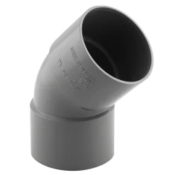 Coude pvc femelle femelle 45° ø50 mm-Fitt Discount