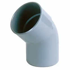 Coude pvc mâle femelle 45° ø80 mm^Fitt Outlet