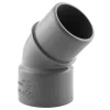 Coude pvc mâle femelle 45° ø40 mm^Fitt Discount