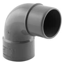 Coude pvc mâle femelle 87° ø50 mm^Fitt New