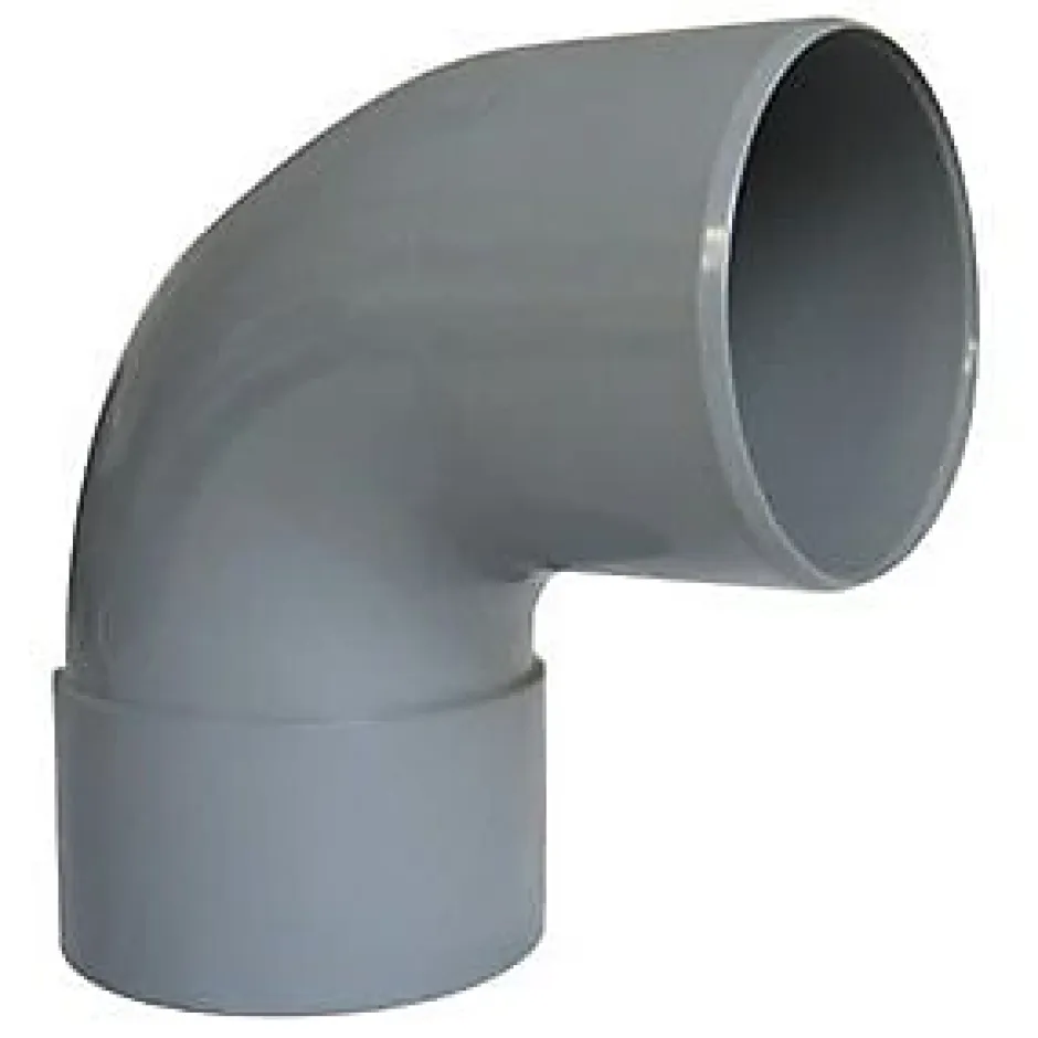 Coude PVC évacuation 87° mâle/femelle Ø100-Fitt Outlet