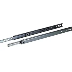 Coulisse billes fixation latérale Diall acier zingué L.347 mm- Discount