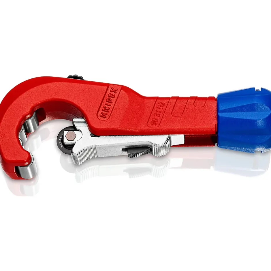 Coupe tube acier inoxydable Ø35 mm rouge et bleu^Knipex Best