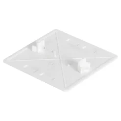 Couvercle de boîte de dérivation 80 x 80 mm à visser^Jacobsen