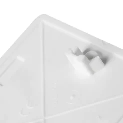 Couvercle de boîte de dérivation 80 x 80 mm à visser^Jacobsen