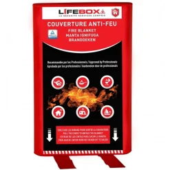 Couverture anti-feu Lifebox 1.2 x 1.8 m^ Hot