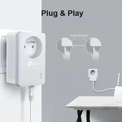 CPL AV 600 Mbps avec prise intégrée-TP-Link Discount