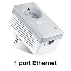 CPL AV 600 Mbps avec prise intégrée-TP-Link Discount