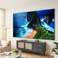 Écran de projection mural Väkhoga 120 pouces Full HD 4K 8K HDR gris en.casa^[En.Casa] Outlet