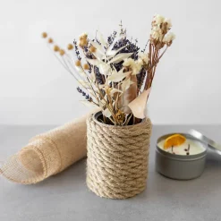 20m Corde de Jute Epaisseur 10mm - Personnalisation Possible Tous les 5m - Corde Solide - Torsadé Fibres Naturelles-Creative Deco