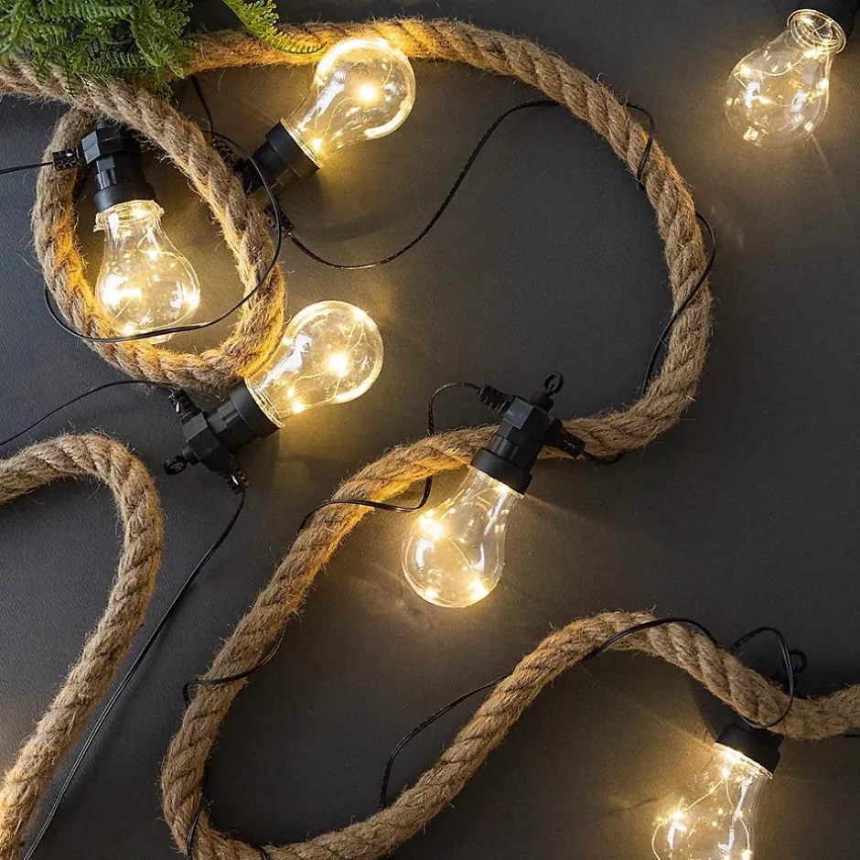 35m Corde de Jute Epaisseur 24mm - Personnalisation Possible Tous les 5m - Durable - Torsadé en Fibres Naturelles^Creative Deco Discount