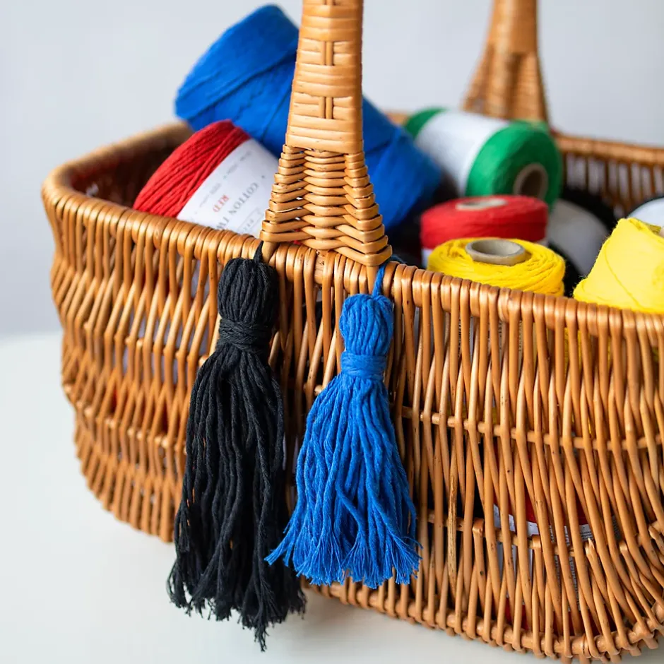 3mm x 200m Corde Macramé Noir - Fil de Coton et Polyester - +/- 0.5 mm Épaisseur - Decoration Jardinage Emballage-Creative Deco Clearance