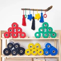 3mm x 200m Corde Macramé Noir - Fil de Coton et Polyester - +/- 0.5 mm Épaisseur - Decoration Jardinage Emballage-Creative Deco Clearance