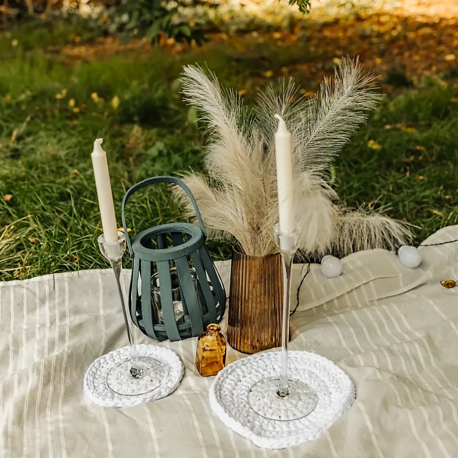 6mm x 100m Corde Macramé Fil de Coton Blanc - +/- 0,5 mm Épaisseur - Ficelle de 37 Plis - Cordelette Naturel-Creative Deco Outlet