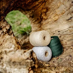 3mm x 200m Corde Macramé Fil de Coton Beige Foncé - +/- 0,5 mm Épaisseur - Ficelle de 23 Plis - Cordelette Naturel^Creative Deco Best