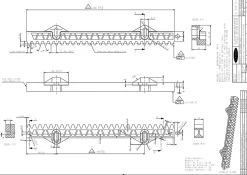 Crémaillère supplémentaire pour portails coulissants 3 x 33 cm^Somfy