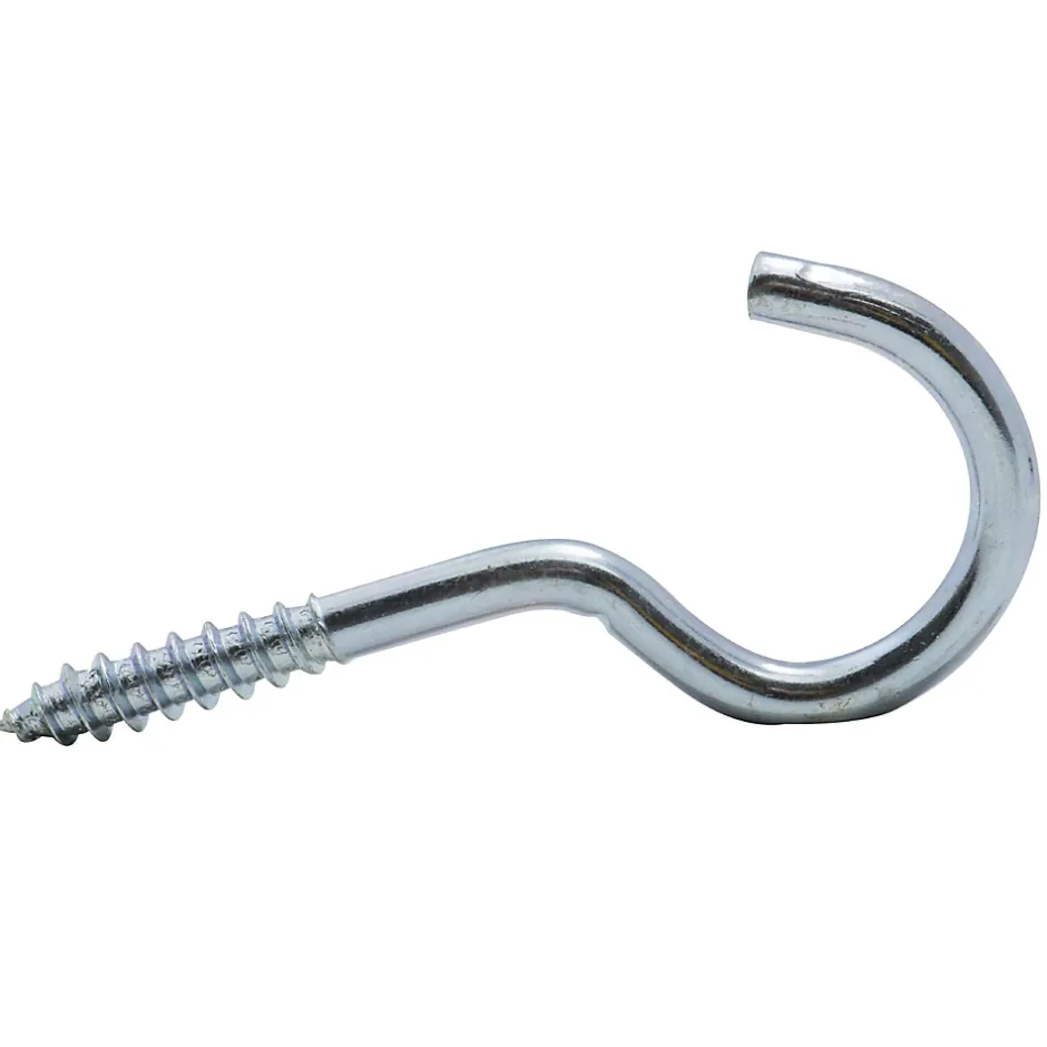 Crochet à visser zingué filet bois-Viswood Discount