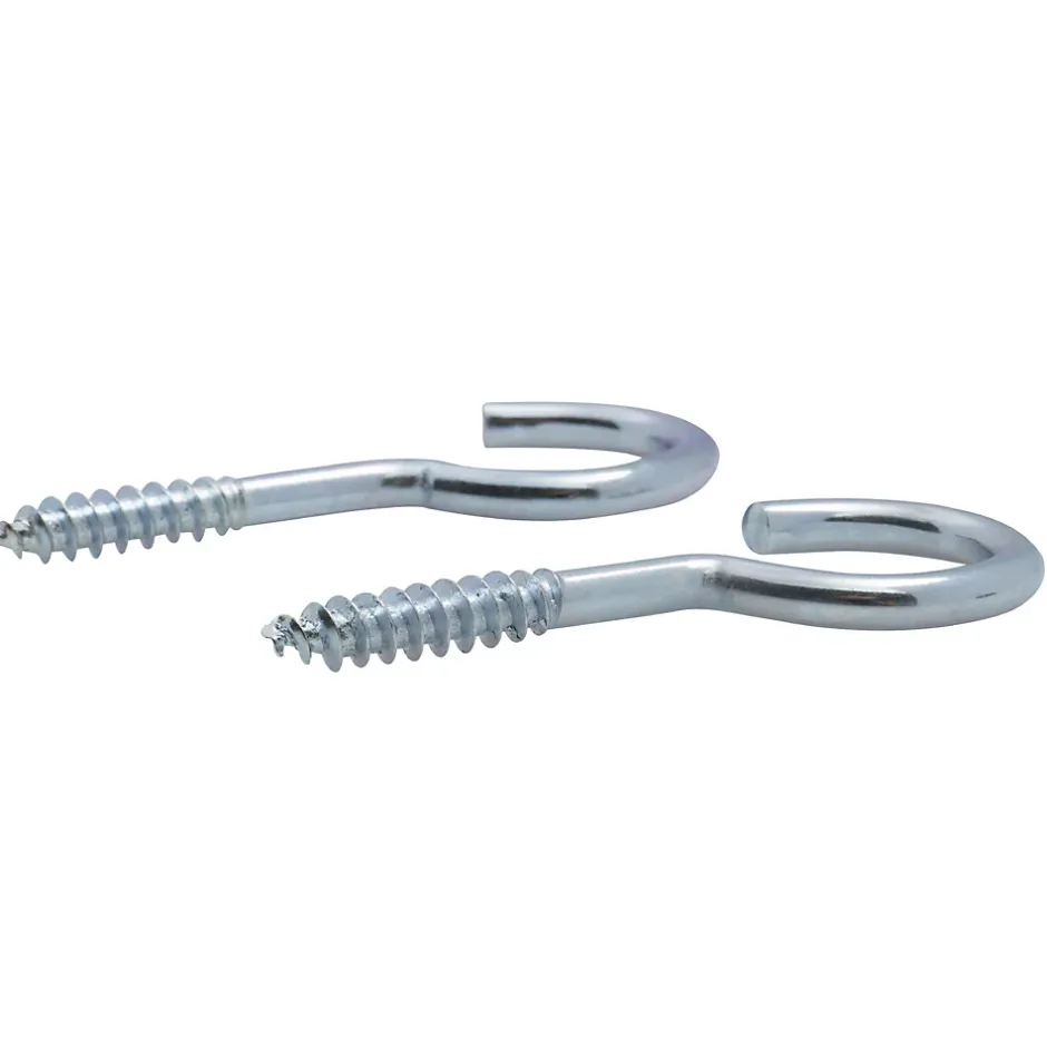 Crochet à visser zingué filet bois-Viswood Discount