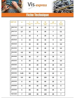 Crochet ARMOIRE 5X25 Filetée sur 15 Longueur total 50 Acier zingué - 30 pièces^Vis Express