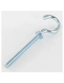 Crochet Métaux à collerette M5X50 Acier zingué - 10 pièces-Vis Express Online