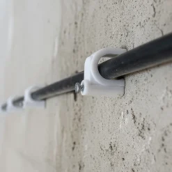 Crochets fixation / Clips de Câble ronds type FLOP fi 10 mm, blancs, boîte de 100 pcs-Horoz Electric Clearance