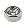Écrous hexagonaux en acier inoxydable A2 ø 8 - 10 pièces-Diall Outlet