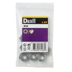 Écrous hexagonaux en acier inoxydable A2 ø 10 - 10 pièces^Diall Sale