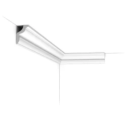 CX148 Corniche plafond - 4,5x3x200cm (h x p x L) - moulure décorative polymère Carton 8 pièces^Orac Decor New