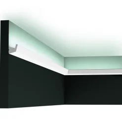 CX189 Corniche pour éclairage indirect - 2,7x2,7x200cm (h x p x L) - moulure décorative polymère A l'unité^Orac Decor Online