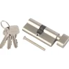 Cylindre à bouton laiton nickel satiné 30 x 30 mm-Smith & Locke Sale