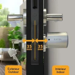 Cylindre 35/35 pour serrure connectée Lock - - 720108^Extel