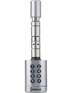 Cylindre connecté Intelock STUDY, taille ajustable, argent - INTELOCK-Thirard Hot