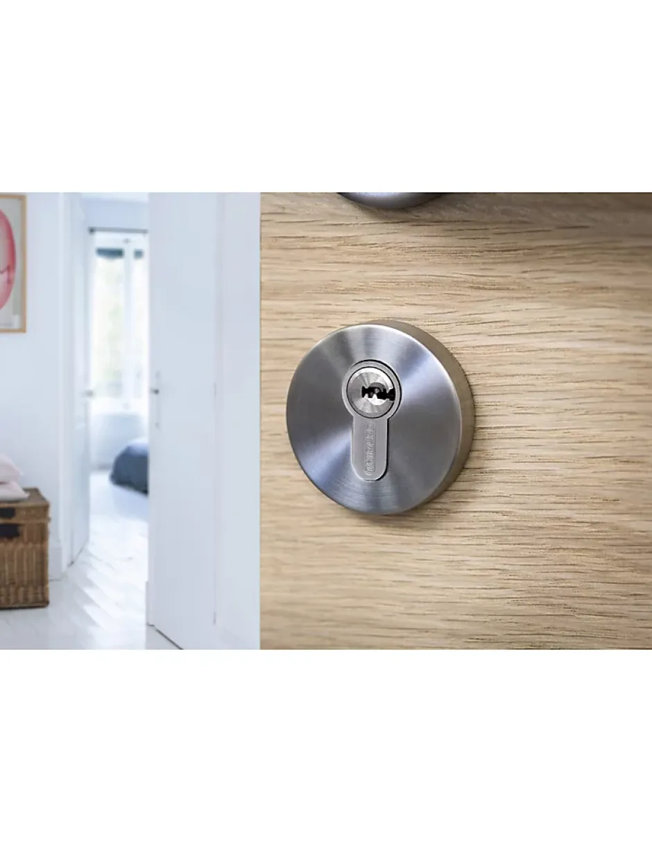 Cylindre de serrure débrayable Transit 1, 40x55mm, 5 clés, nickelé --Thirard Best