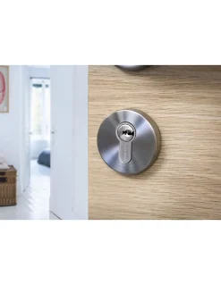 Cylindre de serrure débrayable Transit 1, 40x45mm, 5 clés, nickelé -^Thirard Outlet