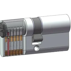 Cylindre de serrure Série 1000+ débrayable 30x60 mm 6 goupilles anti-perçage et anti-crochetage-Yale Online