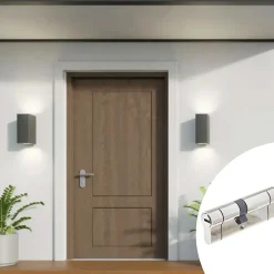 Cylindre haute sécurité en acier 40 x 50 mm^Vachette Hot